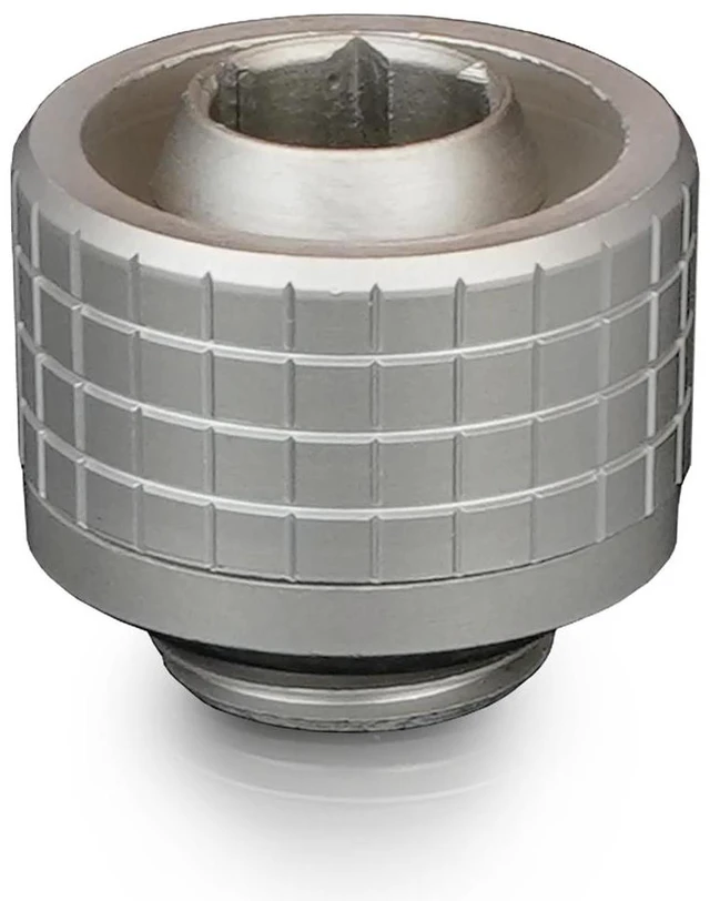 Alt view image 8 of 11 - Thermal Grizzly DeltaMate 16/10mm SoftTube Compression Fitting - ST16 - Matt Nickel, G1/4, Brass (TG-DM-FIT-0201)