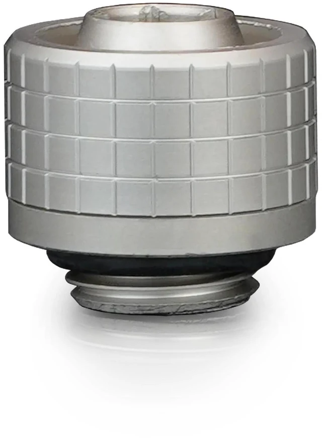 Alt view image 9 of 11 - Thermal Grizzly DeltaMate 16/10mm SoftTube Compression Fitting - ST16 - Matt Nickel, G1/4, Brass (TG-DM-FIT-0201)
