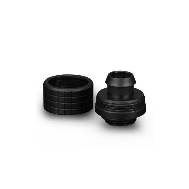 Alt view image 5 of 7 - Thermal Grizzly DeltaMate ST16 Compression Fitting for Soft Tubing, 10mm ID/16mm OD, Black, 6-pack