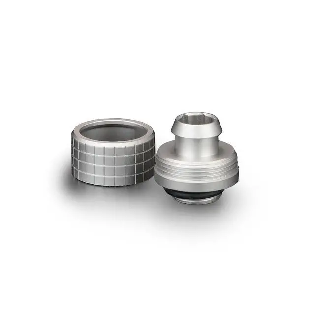 Alt view image 5 of 7 - Thermal Grizzly DeltaMate ST16 Compression Fitting for Soft Tubing, 10mm ID/16mm OD, Matt Nickel, 6-pack