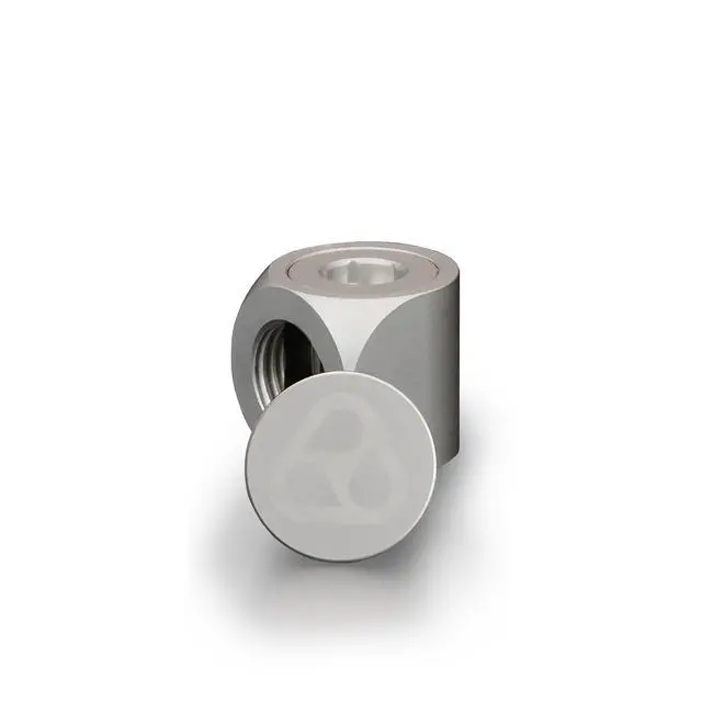 Alt view image 6 of 7 - Thermal Grizzly DeltaMate 90 Degree Rotary Fitting, Matt Nickel, 6-pack