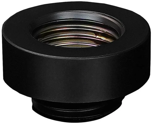 Alt view image 9 of 11 - Thermal Grizzly TG-DM-FIT-0005 DeltaMate Extender MF7 Black 7mm G1/4 Male-to-Female Spacer for Custom PC Water Cooling