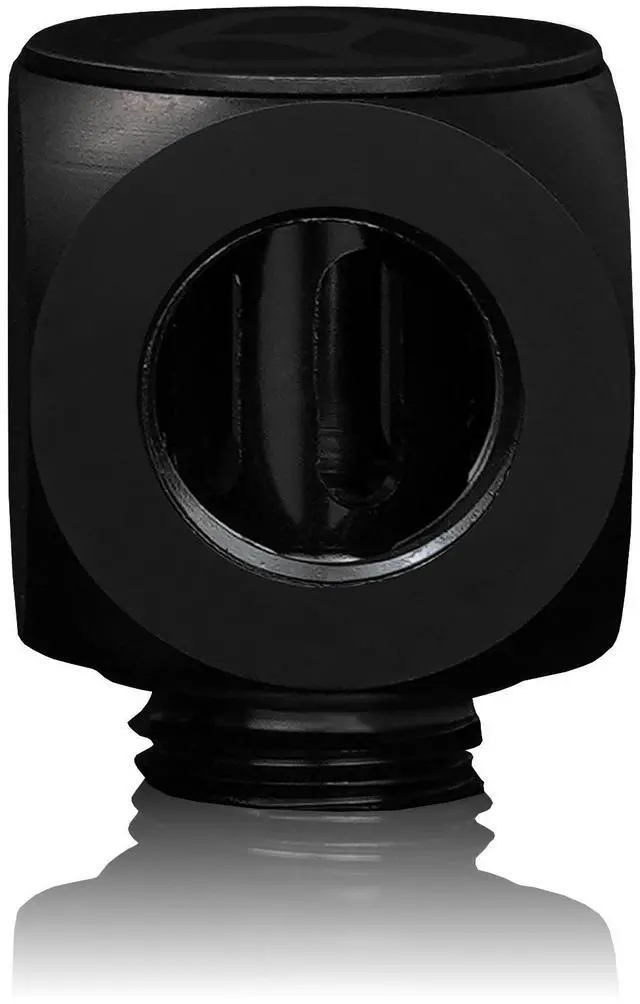 Alt view image 10 of 12 - Thermal Grizzly TG-DM-FIT-0004 DeltaMate Rotary T Fitting G1/4 Male + Dual Female Tee Connector for Custom PC WaterCooling-Black