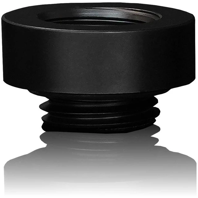 Alt view image 10 of 11 - Thermal Grizzly TG-DM-FIT-0005 DeltaMate Extender MF7 Black 7mm G1/4 Male-to-Female Spacer for Custom PC Water Cooling