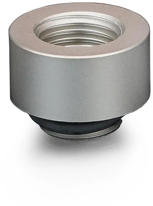 Alt view image 8 of 10 - Thermal Grizzly DeltaMate 10mm Male to Female Extender Fitting - MF10 - Matt Nickel, G1/4, Brass (TG-DM-FIT-0206)