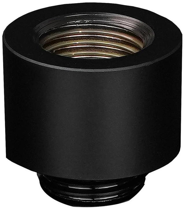 Alt view image 9 of 11 - Thermal Grizzly TG-DM-FIT-0007 DeltaMate Extender MF14 Black 14mm G1/4 Male-to-Female Spacer for Custom PC WaterCooling