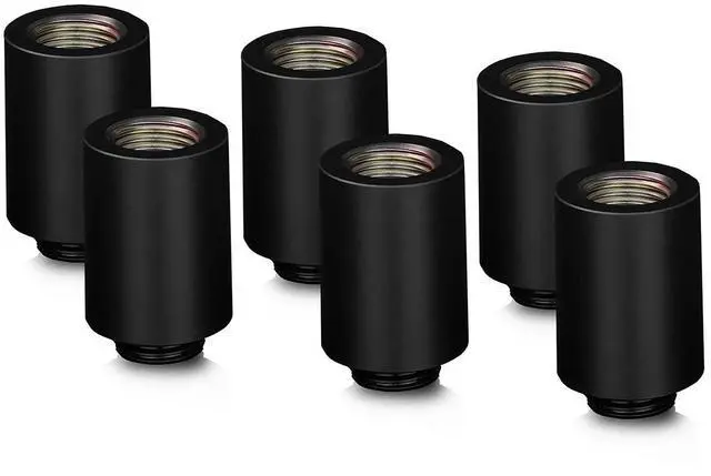 Main image of Thermal Grizzly DeltaMate MF28 Extender Fitting, Black, 6-pack