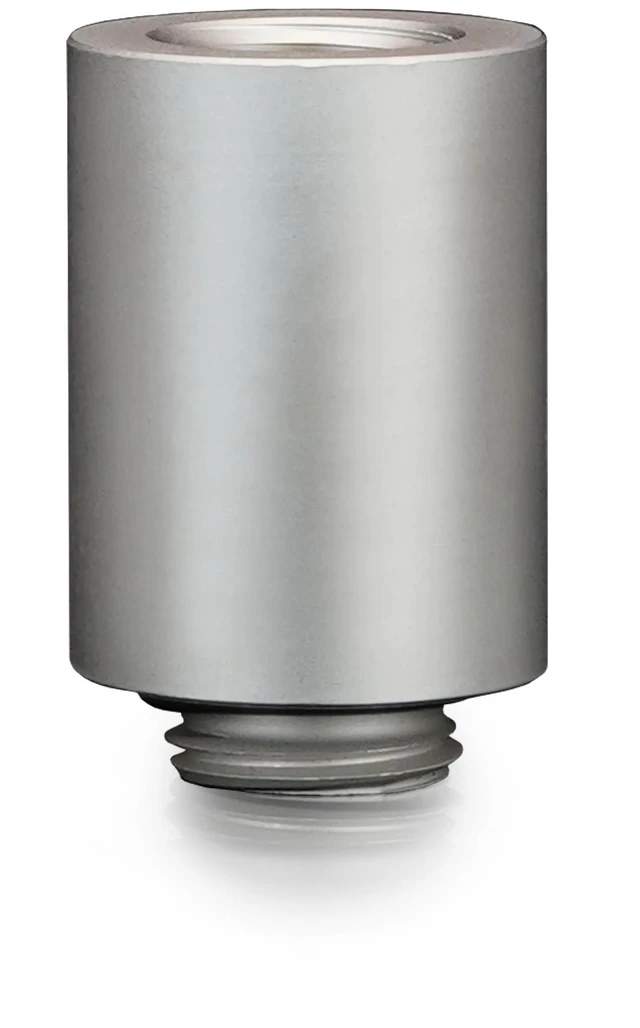 Alt view image 9 of 10 - Thermal Grizzly DeltaMate 28mm Male to Female Extender Fitting - MF28 - Matt Nickel, G1/4, Brass (TG-DM-FIT-0208)