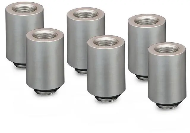 Main image of Thermal Grizzly DeltaMate MF28 Extender Fitting, Matt Nickel, 6-pack