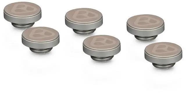 Main image of Thermal Grizzly DeltaMate Plug, Matt Nickel, 6-pack