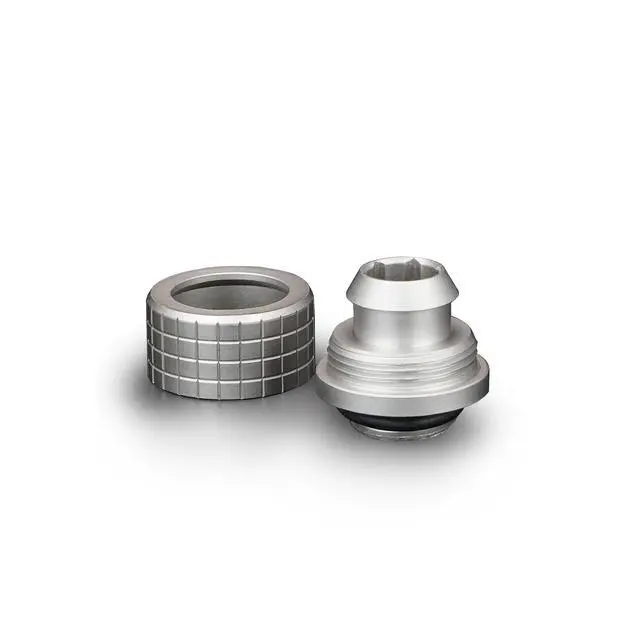 Alt view image 4 of 5 - Thermal Grizzly DeltaMate ST13 Compression Fitting for Soft Tubing, 10mm ID/13mm OD, Matt Nickel