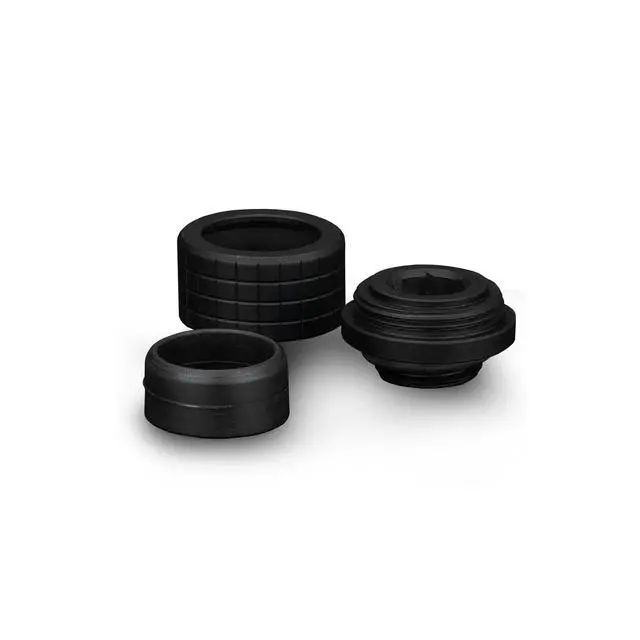 Alt view image 4 of 7 - Thermal Grizzly DeltaMate HT14 Compression Fitting for Rigid Tubing, 14mm OD, Black