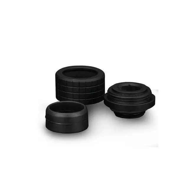 Alt view image 5 of 7 - Thermal Grizzly DeltaMate HT14 Compression Fitting for Rigid Tubing, 14mm OD, Black, 6-pack