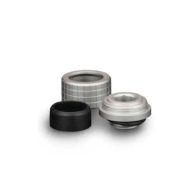 Alt view image 5 of 7 - Thermal Grizzly DeltaMate HT14 Compression Fitting for Rigid Tubing, 14mm OD, Matt Nickel, 6-pack