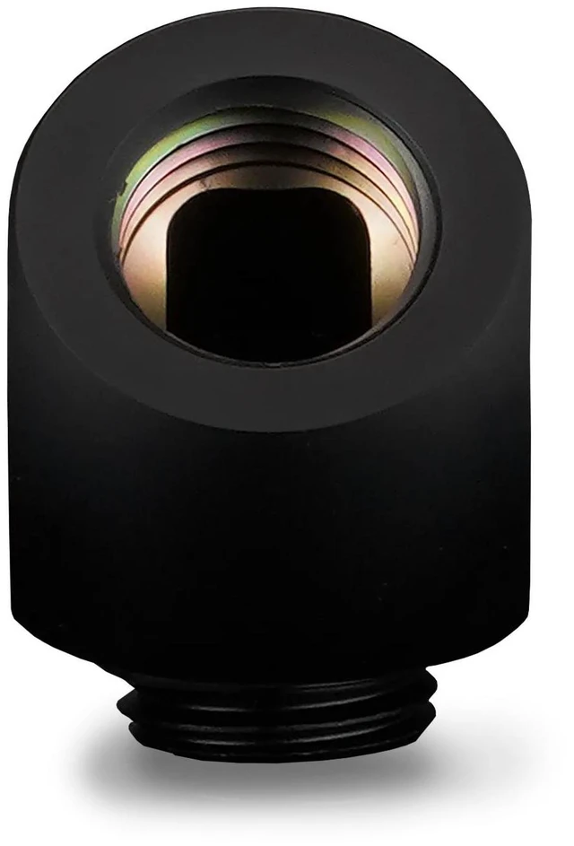 Alt view image 10 of 12 - Thermal Grizzly DeltaMate Rotary Fitting - 45° - Black, G1/4, Brass (TG-DM-FIT-0015)
