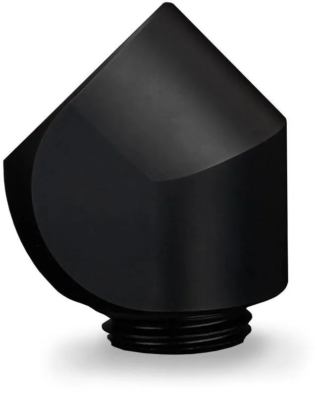 Alt view image 11 of 12 - Thermal Grizzly DeltaMate Rotary Fitting - 45° - Black, G1/4, Brass (TG-DM-FIT-0015)
