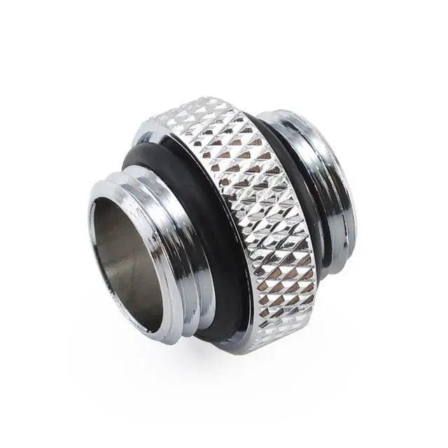 Alt view image 6 of 7 - XSPC G1/4" 5mm Male to Male Fitting, Chrome