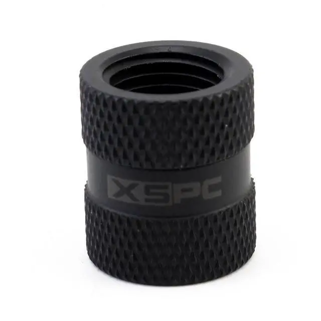 Alt view image 6 of 7 - XSPC G1/4" Female to Female Rotary Fitting, Matte Black, 4-pack