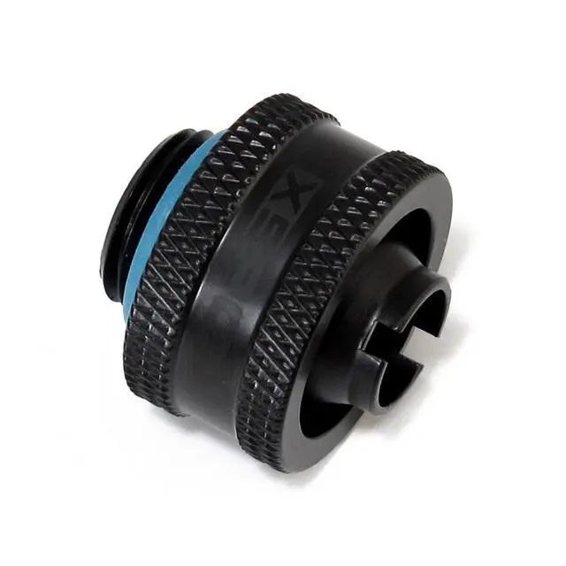 Alt view image 6 of 8 - XSPC G1/4" to 3/8" ID, 5/8" OD Compression Fitting V2 for Soft Tubing, Matte Black