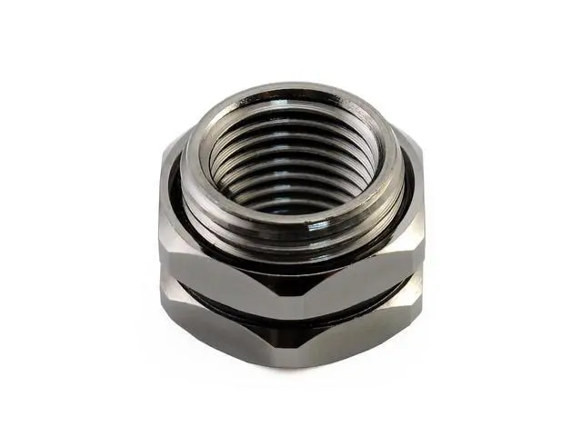 Alt view image 6 of 8 - XSPC G1/4" to G1/4" Bulkhead, Black Chrome