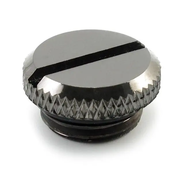 Alt view image 7 of 7 - XSPC G1/4" Plug V2, Black Chrome, 6-pack