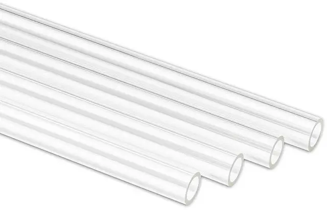Alt view image 4 of 6 - XSPC PETG Tubing 10mm ID, 14mm OD, 0.5m, Clear, 4-pack