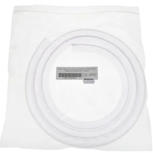 Alt view image 4 of 4 - XSPC FLX Tubing 1/2" ID, 3/4" OD, 2 Meters Length, Clear
