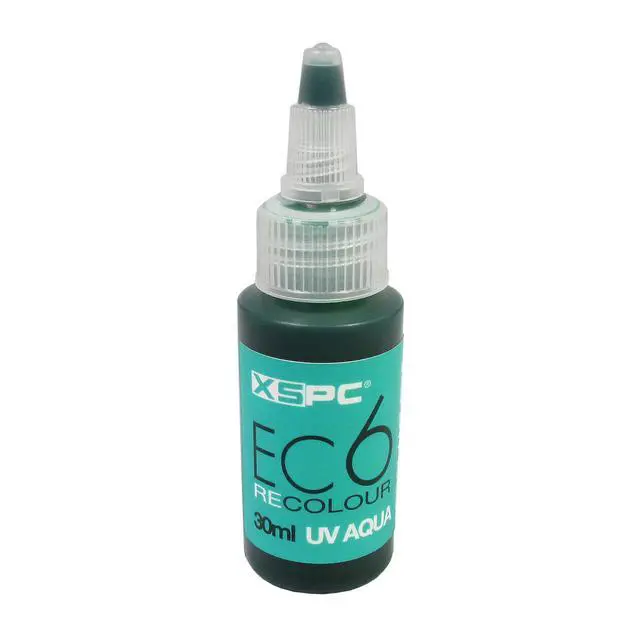 Alt view image 5 of 14 - XSPC EC6 ReColour Dye, 30 mL, UV Aqua