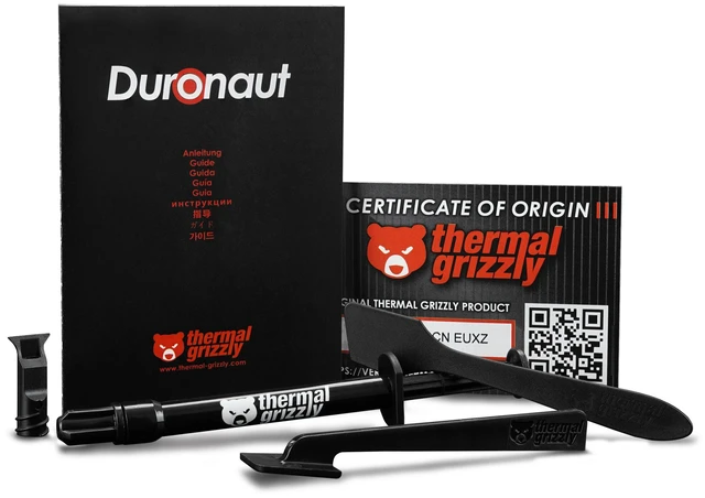 Alt view image 19 of 20 - Thermal Grizzly Duronaut - 2 Gram - Enhanced Durability & High Performance Thermal Paste - for Maximum Thermal Conductivity While Overclocking CPU/GPU/PS4/PS5/Xbox