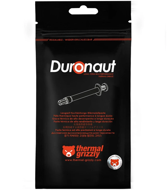 Alt view image 20 of 20 - Thermal Grizzly Duronaut - 2 Gram - Enhanced Durability & High Performance Thermal Paste - for Maximum Thermal Conductivity While Overclocking CPU/GPU/PS4/PS5/Xbox