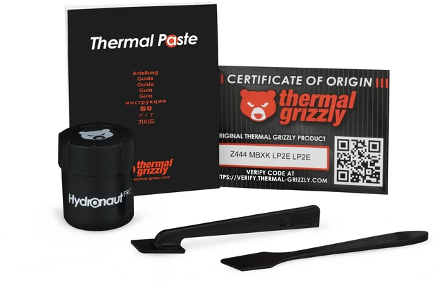 Alt view image 11 of 12 - Thermal Grizzly Hydronaut Pro - 30g Thermal Paste, Yellow (TG-HP-030-R)