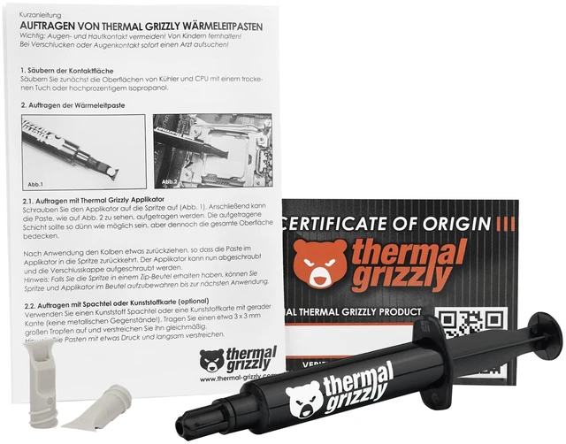 Alt view image 9 of 13 - Thermal Grizzly Kryonaut Extreme - 6g Thermal Paste, Pink (TG-KE-006-R)