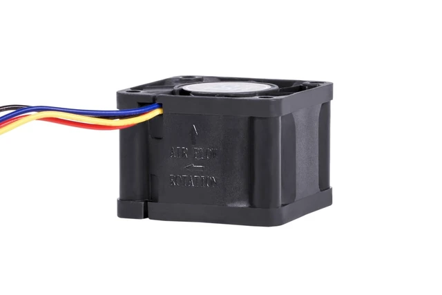 Alt view image 10 of 11 - Alphacool ES 40mm 400-15,000rpm Fan (40x40x28mm) - Two Ball Bearing - PWM, 4-Pin PWM, 33.9mmH2O, Plastic, 12V, Black (24826)
