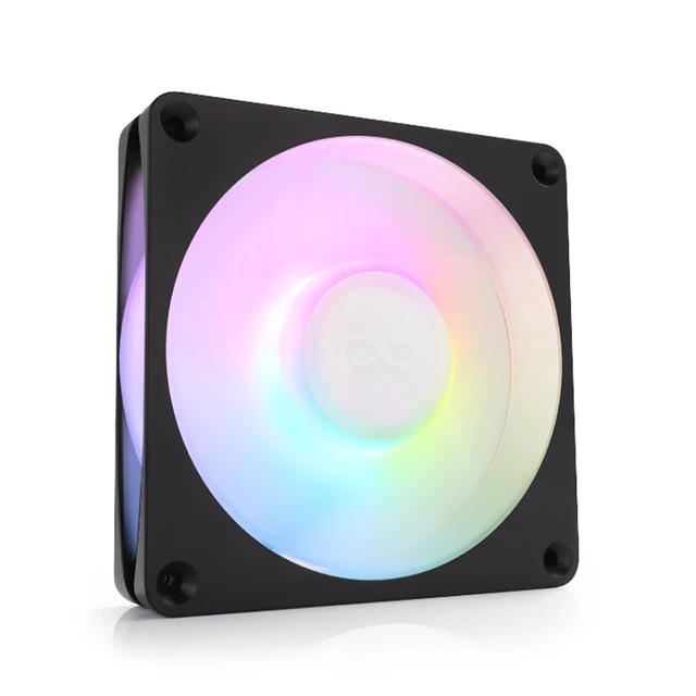 Alt view image 8 of 11 - Alphacool Apex Stealth Metal Aurora Fan Matt Black 2600rpm - 120x120x25mm, 120mm, 4-Pin PWM, 3.35 mmH2O, 59.79 CFM, 36.4 dBA, 12V (13777)