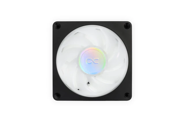 Alt view image 9 of 11 - Alphacool Apex Stealth Metal Aurora Fan Matt Black 2600rpm - 120x120x25mm, 120mm, 4-Pin PWM, 3.35 mmH2O, 59.79 CFM, 36.4 dBA, 12V (13777)