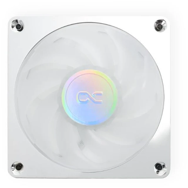 Alt view image 9 of 11 - Alphacool Apex Stealth Metal Aurora Fan Chrome 2600rpm - 120x120x25mm, 120mm, 4-Pin PWM, 3.35 mmH2O, 59.79 CFM, 36.4 dBA, 12V (13778)