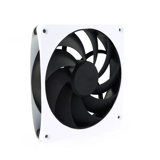 Alt view image 7 of 11 - Alphacool Apex Stealth Metal Fan 2500rpm White - 140x140x25mm (13773)