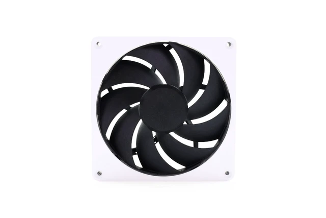 Alt view image 8 of 11 - Alphacool Apex Stealth Metal Fan 2500rpm White - 140x140x25mm (13773)