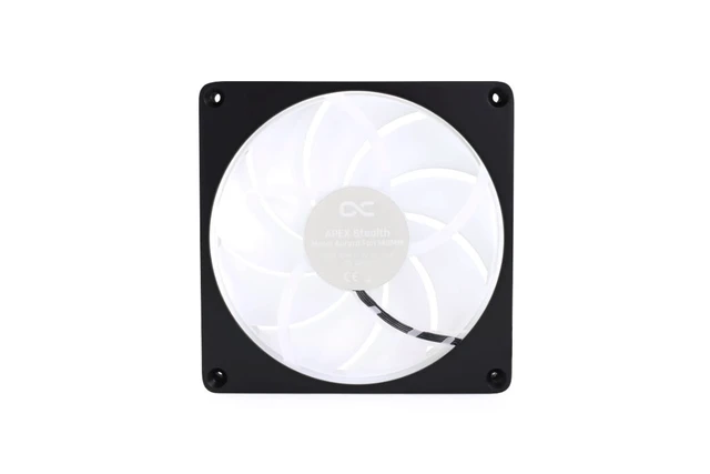 Alt view image 10 of 11 - Alphacool Apex Stealth Metal Aurora Fan 2000rpm Matte Black - 140x140x25mm (13786)