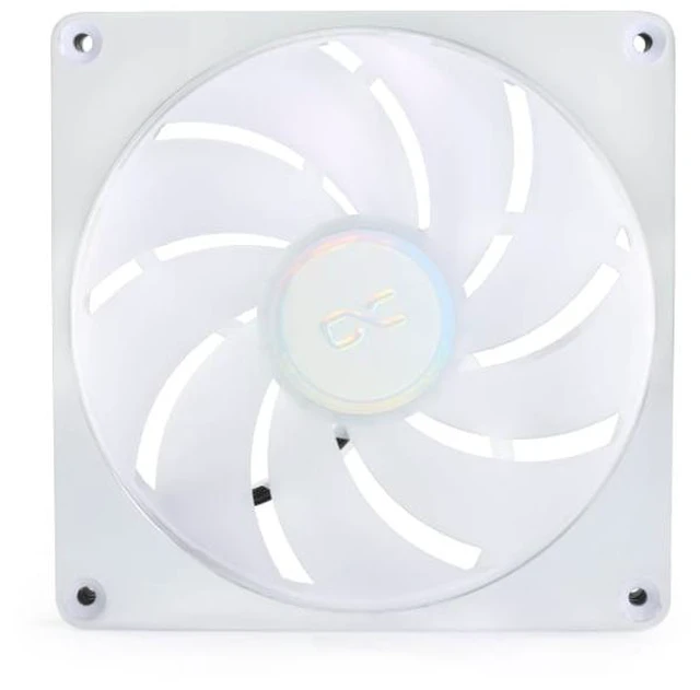 Alt view image 9 of 11 - Alphacool Apex Stealth Metal Aurora Fan 2000rpm Chrome - 140x140x25mm, 140mm, 4-Pin PWM, 2.36 mmH2O, 75.12 CFM, 32.8 dBA, 12V (13787)