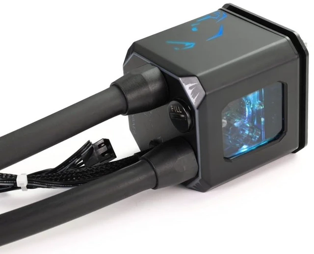 Alt view image 10 of 14 - Alphacool Eisbaer Aurora 360 CPU - Digital RGB V1.1, 360mm, Copper (10231)