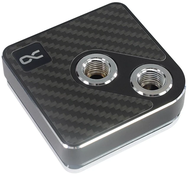 Alt view image 8 of 14 - Alphacool Core 1 Carbon - Carbon Fiber CPU Water Block, G1/4, Nickel Plated Copper (13770)