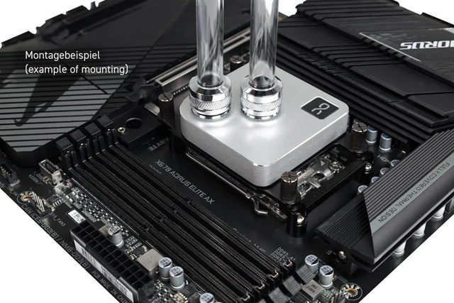 Alt view image 9 of 9 - Alphacool Core AM5 Performance Kit - Black CPU Mounting Plate (13843)