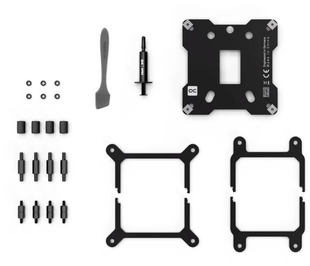 Alt view image 12 of 12 - Alphacool Core 1 LT Black CPU Water Block, G1/4, Nickel Plated Copper (13884)