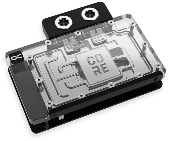 Alt view image 8 of 13 - Alphacool Core Geforce RTX 5080 Reference Waterblock with Backplate, G1/4, Chrome Plated Copper, ARGB (10248)