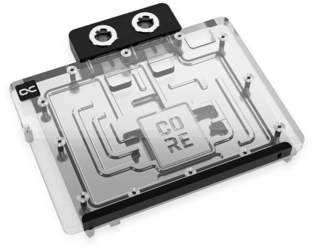 Alt view image 9 of 13 - Alphacool Core Geforce RTX 5080 Gamerock + Phantom Waterblock with Backplate, G1/4, Chrome Plated Copper, ARGB (10260)