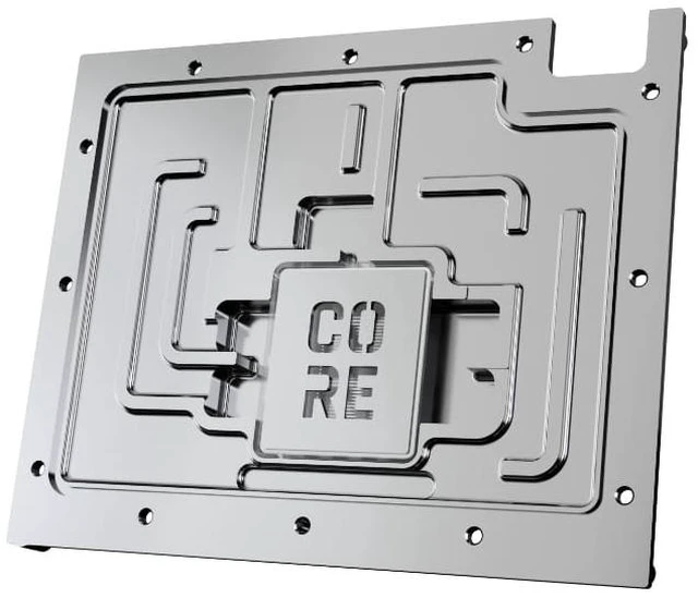 Alt view image 12 of 13 - Alphacool Core Geforce RTX 5080 Gamerock + Phantom Waterblock with Backplate, G1/4, Chrome Plated Copper, ARGB (10260)