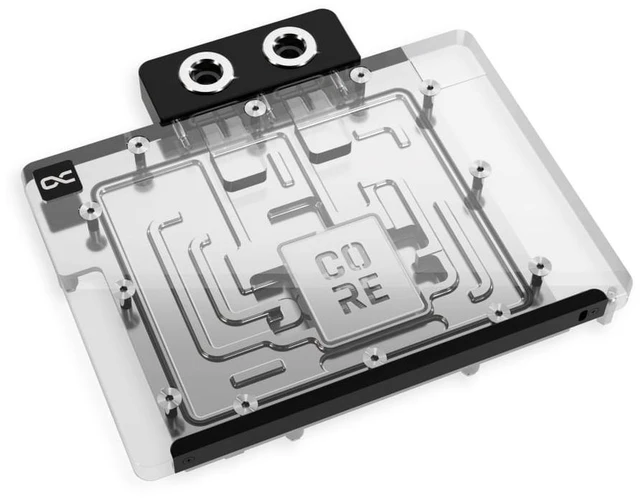 Alt view image 9 of 13 - Alphacool Core Geforce RTX 5080 Suprim + Vanguard Waterblock with Backplate, G1/4, Chrome Plated Copper, ARGB (10265)