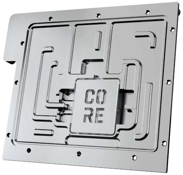 Alt view image 12 of 13 - Alphacool Core Geforce RTX 5080 Suprim + Vanguard Waterblock with Backplate, G1/4, Chrome Plated Copper, ARGB (10265)