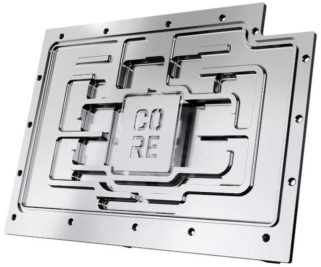 Alt view image 12 of 13 - Alphacool Core Geforce RTX 5090 Suprim + Vanguard Waterblock with Backplate, G1/4, Chrome Plated Copper, ARGB (10268)